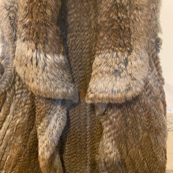 Real rabbit fur vest calypso size S - Picture 5 of 6